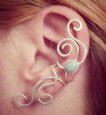 bague d'oreille Medusia