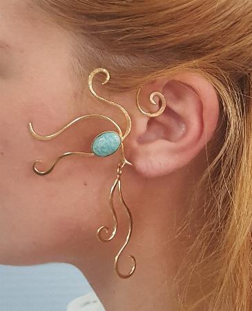 crochet d'oreille articul Cixi